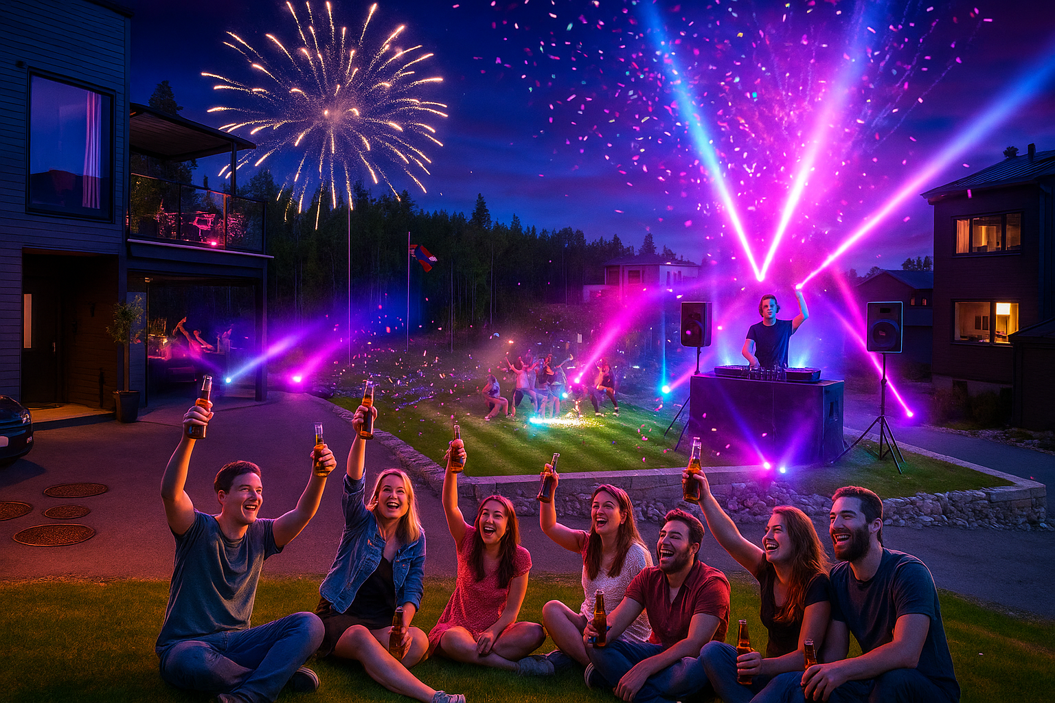 Plenpils – sommerstemning på gresset